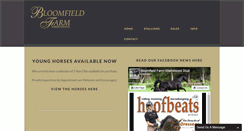 Desktop Screenshot of bloomfieldfarm.com.au
